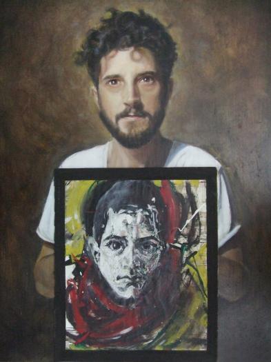 El pintor Víctor Sánchez celebra sus 20 años en la pintura con una muestra en Plasencia