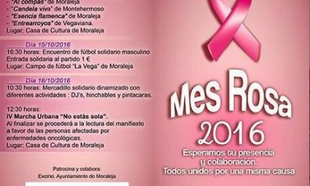 El municipio de Moraleja da comienzo este fin de semana al II Mes Rosa con la primera gala solidaria