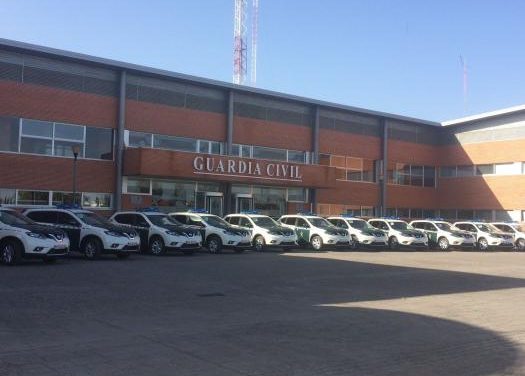 La Comandancia de la Guardia Civil de Cáceres cuenta con 11 vehículos nuevos