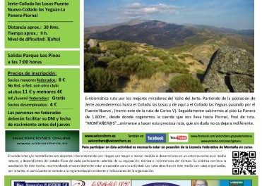 El Club de Montaña Valcorchero de Plasencia organiza un ruta senderista por el Valle del Jerte el día 23