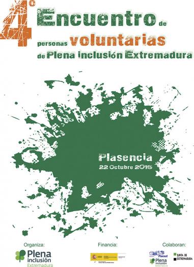 El IV Encuentro de Voluntariado de Plena Inclusión se celebrará en la ciudad de Plasencia