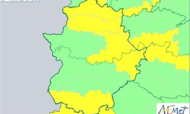 El 112 declara alerta amarilla por lluvias para este sábado en la zona norte de Cáceres, Tajo y Alagón