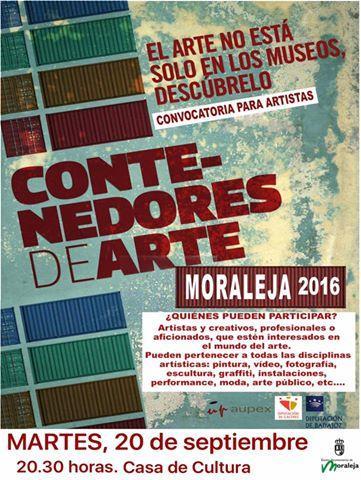 «Contenedores de Arte» dará comienzo en Moraleja esta semana con cinco artistas locales