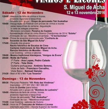 Idanha-a-Nova espera recibir unas 4.000 personas en el Festival de Vinos y Licores de San Miguel de Acha