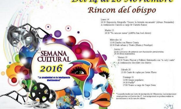Rincón del Obispo inaugura este lunes la Semana Cultural con una fusión de fotografía y música