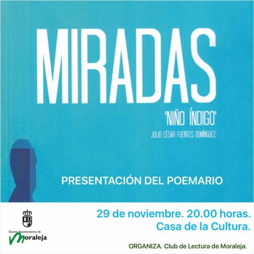 El cantautor moralejano Niño Índigo presentará el próximo martes su primer poemario en Moraleja
