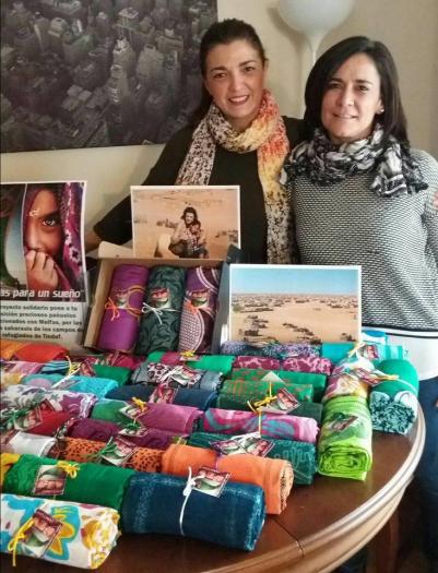 Dos placentinas crean «Melfas para un sueño» con el fin de ayudar a los campos de refugiados del Sáhara