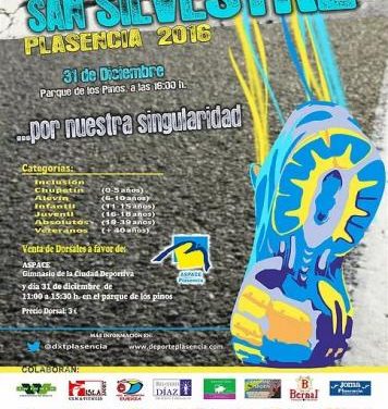 La carrera popular de San Silvestre de Plasencia cerrará el Circuito Solidario Deportivo de la ciudad