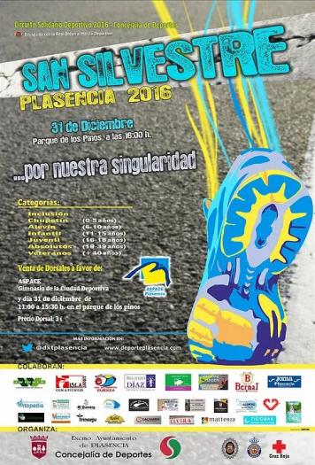 La carrera popular de San Silvestre de Plasencia cerrará el Circuito Solidario Deportivo de la ciudad