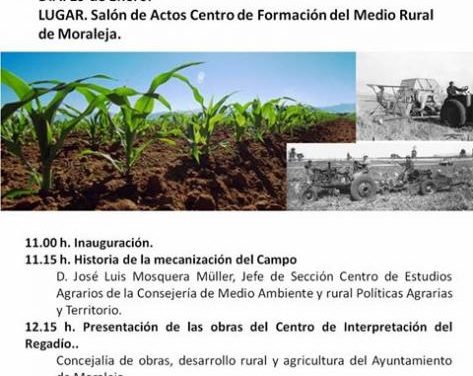 El Centro de Formación Rural de Moraleja acogerá la presentación del Centro de Interpretación del Regadio