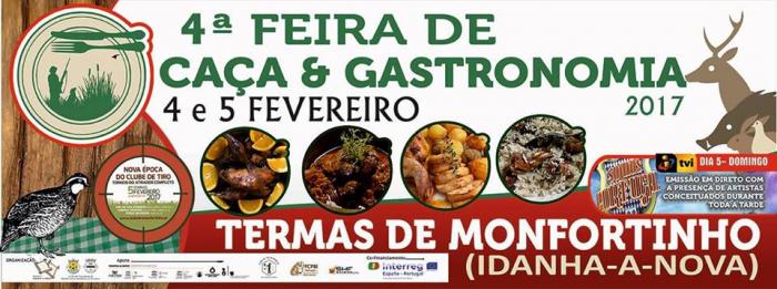 La Feria de la Caza y la Gastronomía de las Termas de Monfortinho contará más de 50 expositores