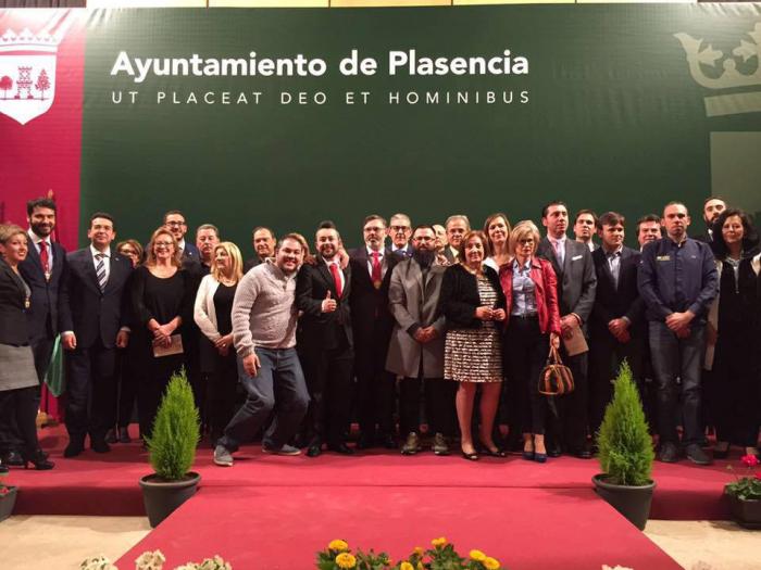 Los galardonados con el premio San Fulgencio de Plasencia agradecen el reconocimiento