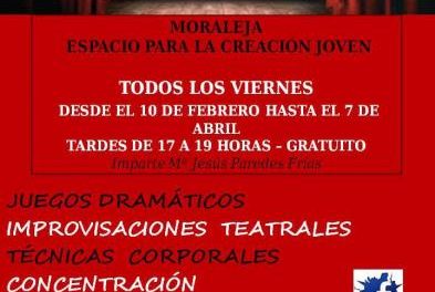 El Ayuntamiento de Moraleja impartirá un taller de iniciación teatral a partir del 10 de febrero