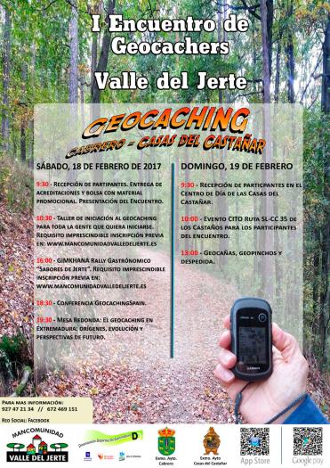 El Valle del Jerte acogerá los días 18 y 19 de febrero el primer encuentro de Geocaching