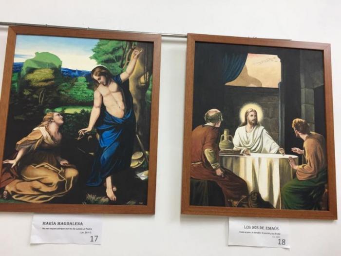 El municipio de Puebla de Argeme acogerá hasta este viernes una exposición de pintura religiosa