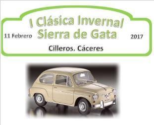 Cilleros acogerá este sábado la I Clásica Invernal Sierra de Gata con la participación de más de 40 coches