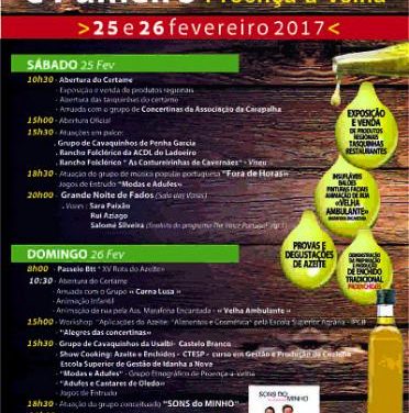 La localidad lusa de Proença a Velha acogerá los días 24 y 25 de este mes el XV Festival del Azeite y el Fumeiro