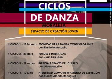 Los Ciclos de Danza comenzarán en Moraleja este sábado en el Espacio para la Creación Joven