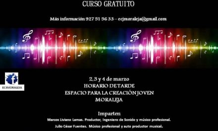 El ECJ de Moraleja acogerá en marzo un curso de entorno y producción musical