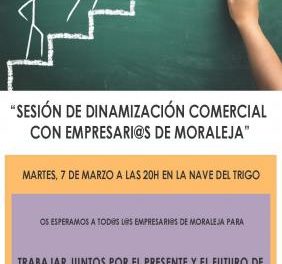 El consistorio de Moraleja trabajará en la dinamización comercial a través de sesiones con los empresarios