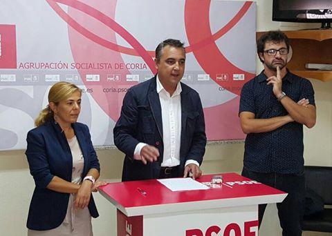 El PSOE de Coria hecha en falta partidas para el empleo y la formación en los presupuestos municipales