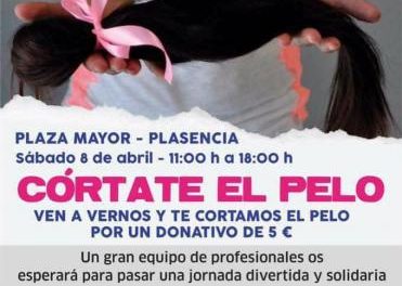 La ciudad de Plasencia acogerá el próximo 8 de abril un evento de Mechones Solidarios