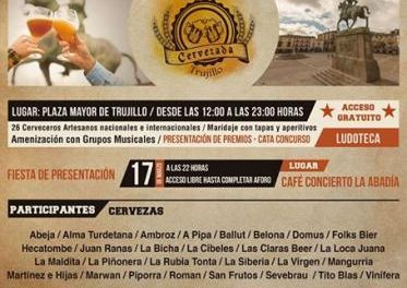 Trujillo espera recibir a unas 5.000 personas este fin de semana en la I Feria de la Cerveza Artesana