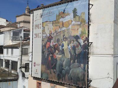 El Ayuntamiento de Plasencia rinde homenaje al pintor Joaquín Sorolla y su cuadro «El Mercado»