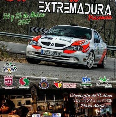 Cerca de 40 pilotos participarán este fin de semana en el XXXII Rallye Norte de Extremadura