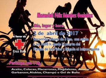 La capital del Jerte acogerá este domingo la XII edición del Día de la Bicicleta a favor de Cruz Roja