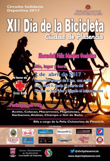 La capital del Jerte acogerá este domingo la XII edición del Día de la Bicicleta a favor de Cruz Roja