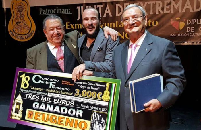 El cantaor Manuel Pajares gana el XVIII Concurso de Cante Flamenco «Mayorga-Ciudad de Plasencia»