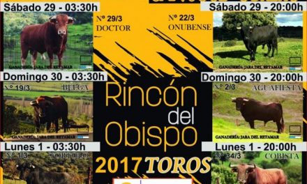 Rincón del Obispo celebrará a partir del día 28 las fiestas en honor a San José Obrero con la lidia de seis toros
