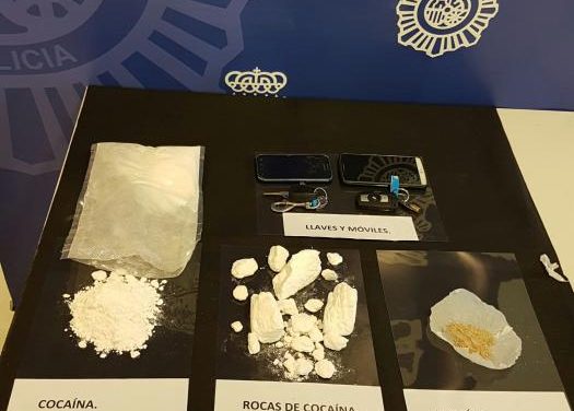 La Policía Nacional intercepta un “pase” de casi medio kilo de cocaína en Plasencia