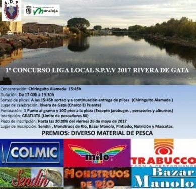 La Rivera de Gata a su paso por Moraleja acogerá desde el día 27 la liga local infantil y juvenil de pesca