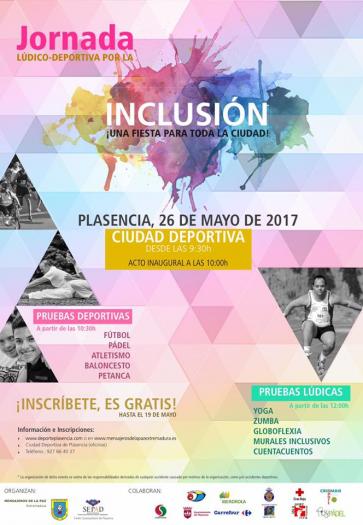 Mensajeros de la Paz celebrará en Plasencia una jornada lúdico-deportiva por la inclusión el próximo día 26