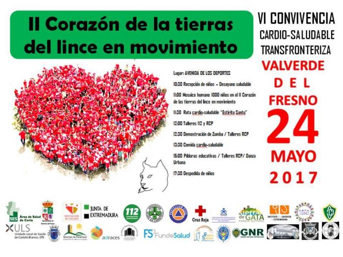 Más de 1.000 niños participarán este miércoles en una convivencia cardiosaludable en Valverde