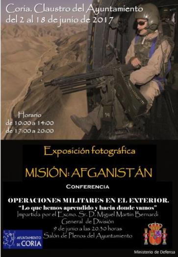 Una exposición mostrará en Coria la labor de las tropas españolas en Afganistán entre los años  2002 y 2012