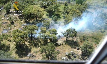 La Guardia Civil investiga a 13 personas por incendios forestales en la provincia de Cáceres