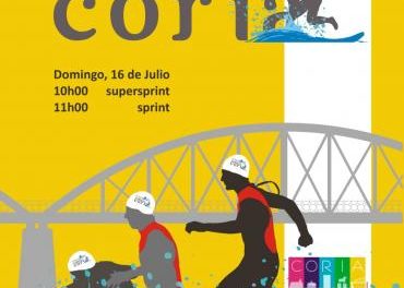 Coria celebrará el próximo 16 de julio el XVI Triatlón con las categorías Sprint y Supersprint