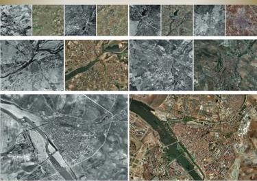 Una exposición fotográfica muestra en Plasencia imágenes aéreas de 40 municipios de la región