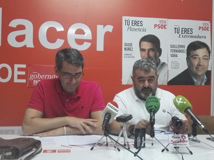 El PSOE exige explicaciones a la alcaldía de Plasencia por el nombramiento del nuevo coordinador de FFEE