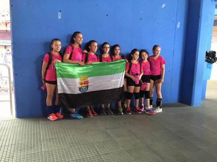 El AD Moraleja CB consigue el octavo puesto en el Campeonato de España Alevín Femenino de Voleibol
