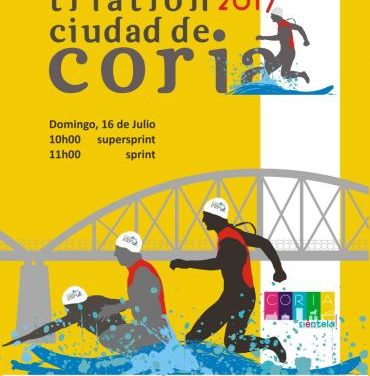 Continúa abierto el plazo de inscripción del XVI Triatlón de Coria que se celebrará el 16 de julio