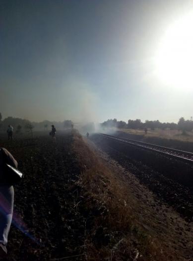 Los pasajeros del tren de la línea Madrid-Cáceres que chocó con un tractor resultan ilesos