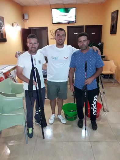 Los hermanos Martín García ganan el II Campeonato de Pesca Nocturno por parejas de Moraleja