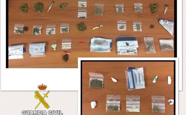 La Guardia Civil levanta más de 50 actas por tenencia en consumo de drogas en Aldeanueva de la Vera