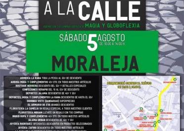 Más de una veintena de establecimientos de Moraleja participa este sábado en “El comercio sale a la calle”