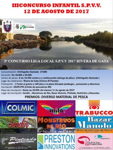 La Rivera de Gata de Moraleja acogerá este sábado el III Concurso Infantil de Pesca