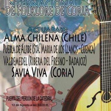 Coria acoge este sábado el XXXVII Festival Internacional de Folklore y el V Concurso Bufón Calabacillas